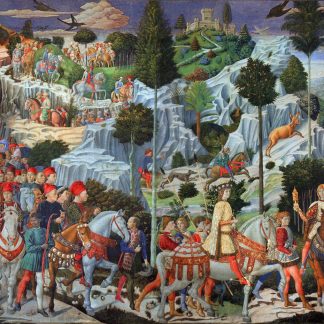 Benozzo Gozzoli, Procession of the Youngest King, 1459-1461, Palazzo Medici-Riccardi, Florence, Italy, Wikimedia